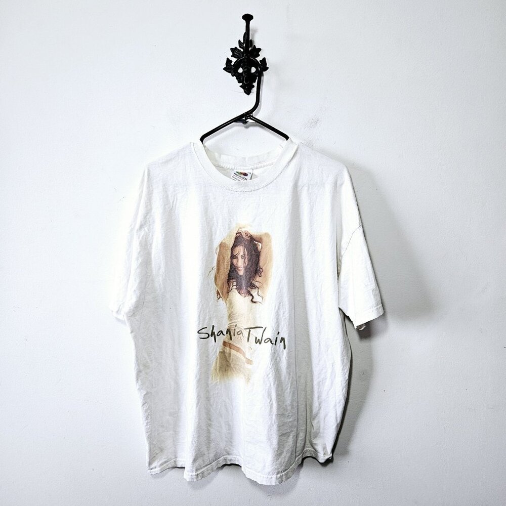 Y2K Shania Twain Shirt Up! Tour 2003 Pop Men's Tee 2XL